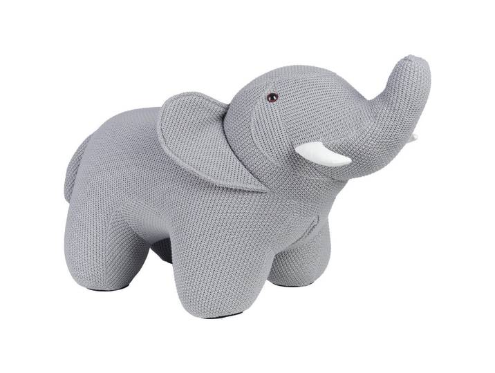 Jimmylee Kinderhocker, Grau, Holz, Textil, Eukalyptusholz, vollmassiv, Elefant, 36x47x74 cm, Bsci, Spielzeug, Sonstiges Spielzeug