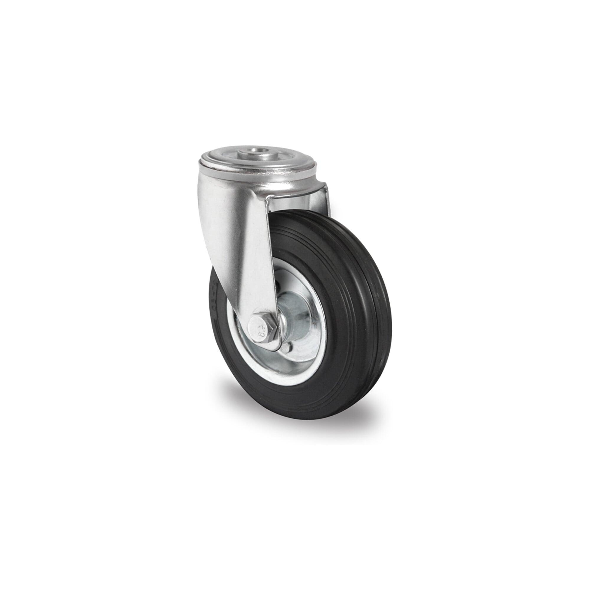CASCOO Rückenlochlenkrolle ø 160 mm Serie SWS4 Rollenlager (HPH98W0160SWS4R0N)