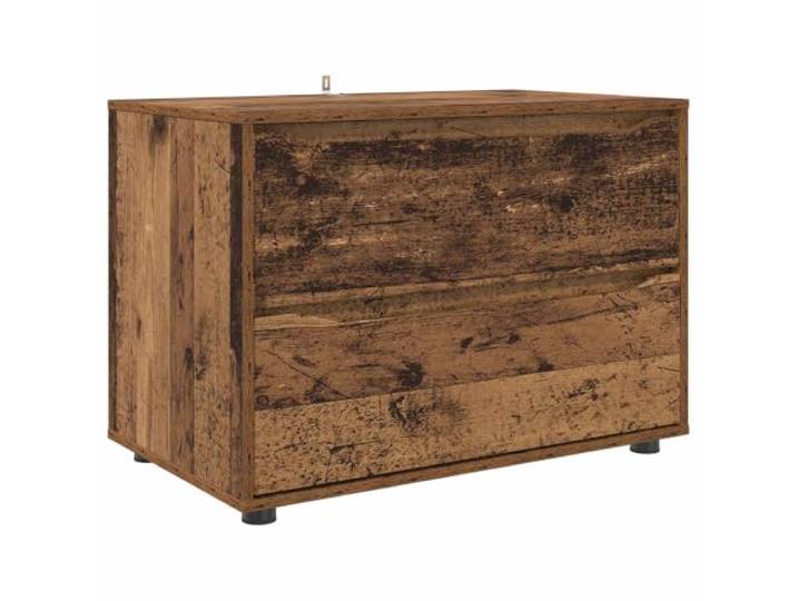 RJPLMFV Aufbewahrungsschrank, 80 x 48 x 57 cm, Holz, Antik-Finish, Edle Holzoberfläche im Antik-Look, leichtgängige Kugelführungen, stabile Füße, einfache Reinigung, minimalistischer Stil