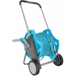 Gartenschlauch Aufbewahrung, CELLFAST WÓZEK METALOWY EXPLORER + WĄŻ 30 mb 1/2" ZESTAW (30 m)