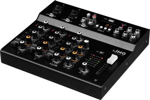 IMG Stageline MXR-4 Konsolen-Mischpult Anzahl Kanäle:4 Bluetooth, USB-Anschluss