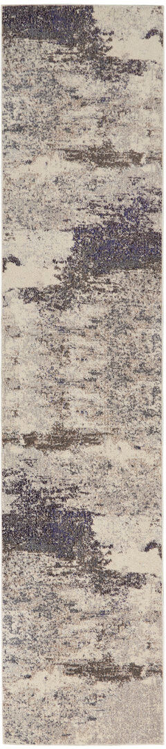 Rio Westford Abstract Area Rug Ivory Runner 61 x 183cm