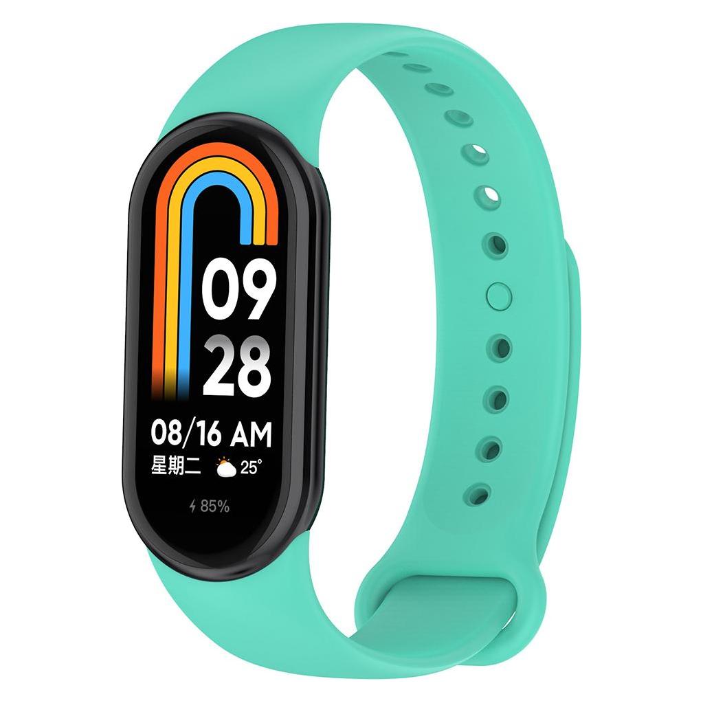 Techsuit - Watchband (W014) - Xiaomi Mi Band 8 / 8 NFC / 9 / 9 NFC - Teal Green (Silicone) (56341945)