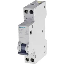 Siemens, Schutzschalter, MCB 1+N Pole Type B 6kA 16A 230V