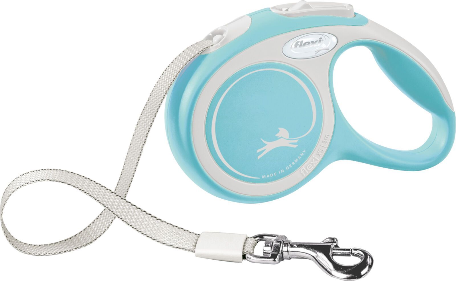 TRIXIE flexi New COMFORT, Gurt, XS: 3 m, hellblau