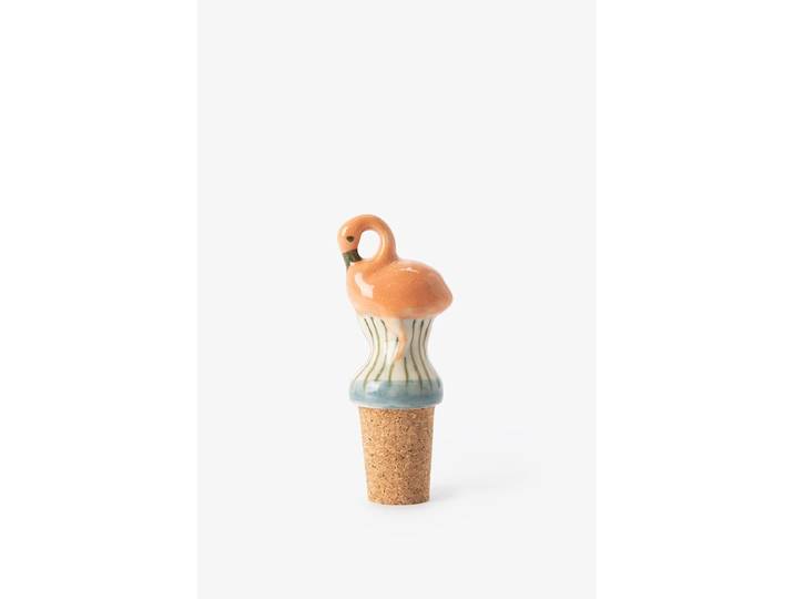 Flesstopper met flamingo