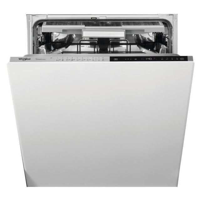 Whirlpool WIP 4O33 PLE S, Volledig ingebouwd, Volledige grootte (60 cm), Roestvrijstaal, Zwart, 1,55 m, 1,5 m (WIP 4O33 PLE S)