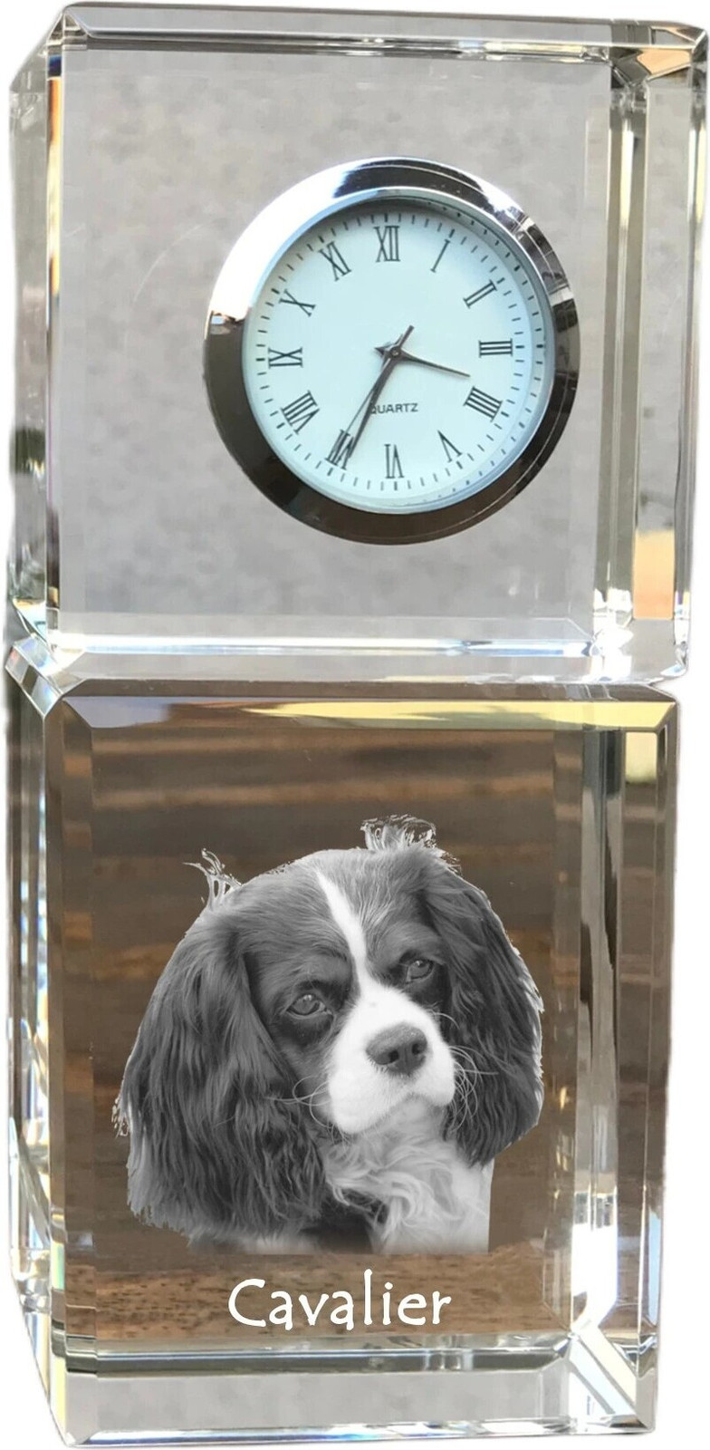 Art-Dog Klok Cavalier King Charles Spaniel voor op tafel