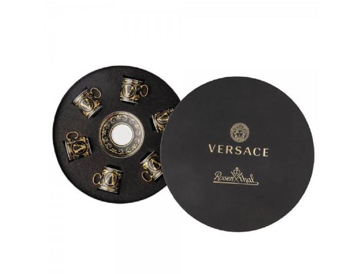 Versace Tasse by Rosenthal Espressotassen Virtus Gala Black (12-teilig)