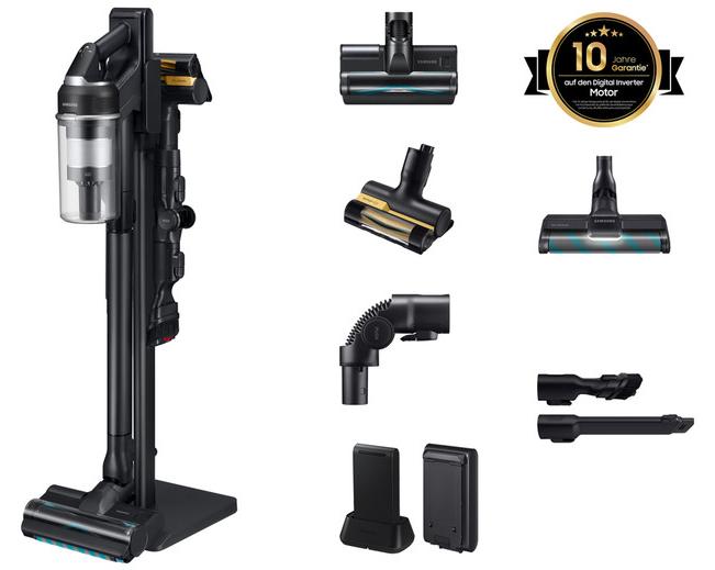 Samsung Jet 95S Akku+ CompleteClean mit Standing Station, 770 W Motorleistung