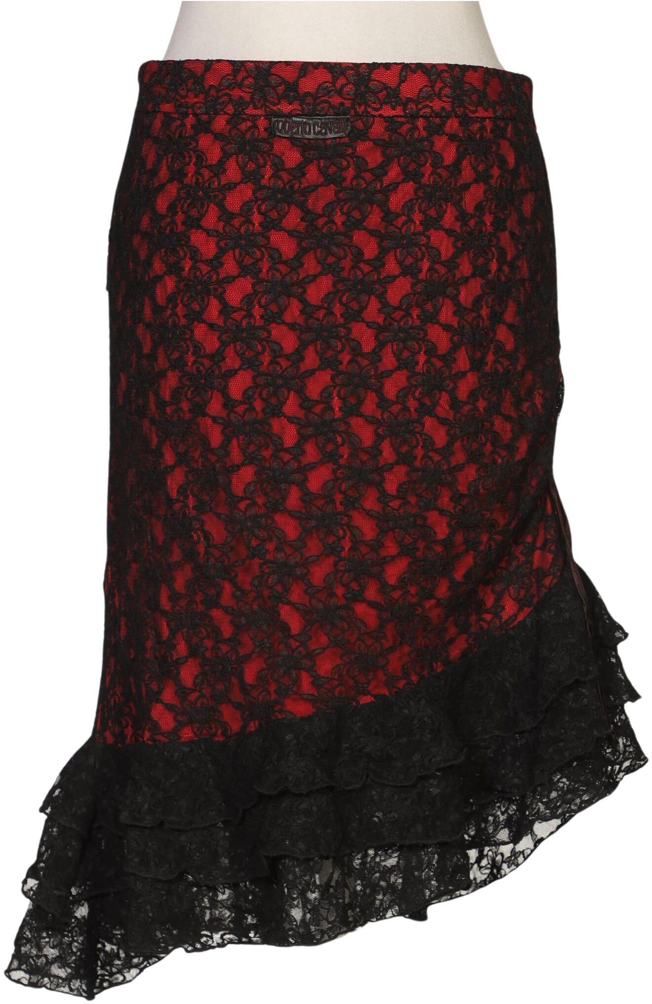 Roberto Cavalli Damen Rock, Mehrfarbig, Gr. M, Synthetik / Elasthan - Second Hand