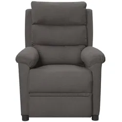 vidaXL Relaxsessel Elektrisch Dunkelgrau Stoff