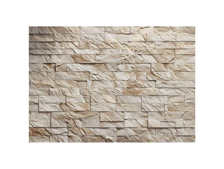 FOTOTAPETE Ziegel Wand Beige 400x280 cm