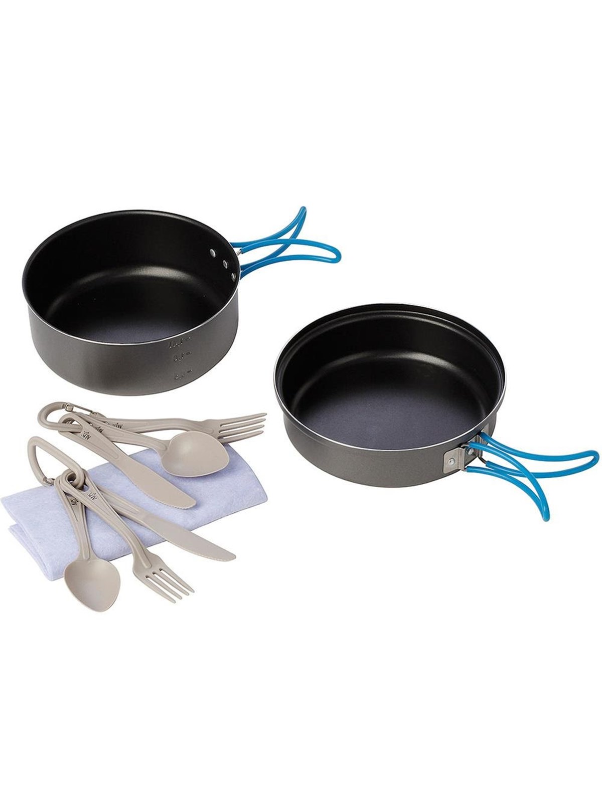 Meva Tourist dishes with cutlery SET for 2 people.
