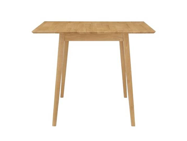 Hallowood Furniture Ledbury Kleiner Klapptisch aus massivem Holz in Heller Eiche, zusammenklappbarer Esstisch, Kleiner Küchentisch, Holztisch für Zuhause & Café