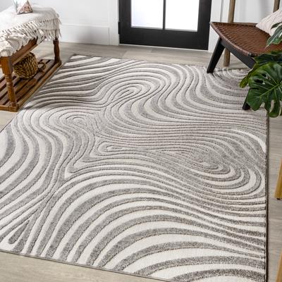 JONATHAN Y Nordby Abstract Groovy Striped Area Rug