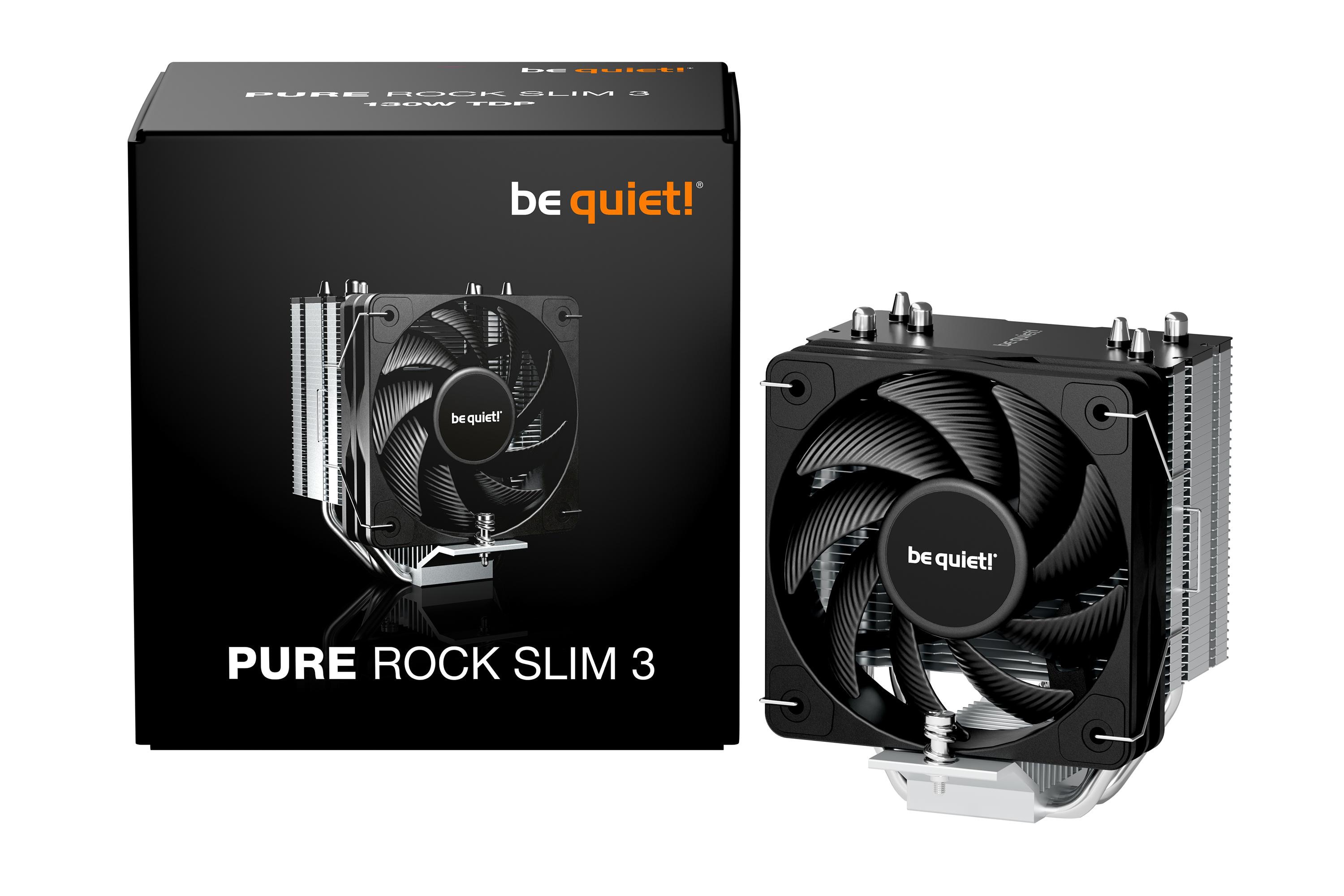 be quiet! Pure Rock Slim 3 CPU Kühler für Intel und AMD