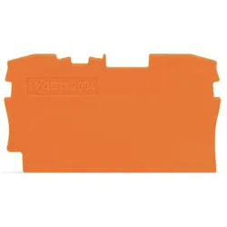 WAGO Abschlussplatte u. Zwischenplatte 2004-1292 orange