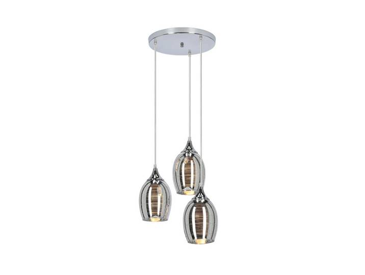 Hängeleuchte, Chromfarben, Metall, 35x125x35 cm, Lampen & Leuchten, Innenbeleuchtung, Hängeleuchten, Pendelleuchten