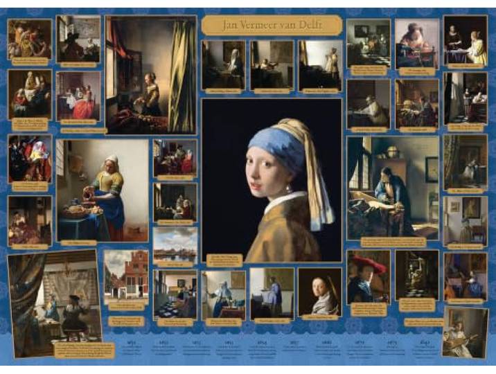 Cobble Hill puzzel kunst Vermeer 1000 stukjes legpuzzel volwassenen