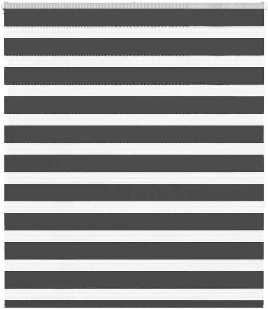 Zebra rolgordijn Dubbellaags - Zwart - Day & Night zonwering en privacy