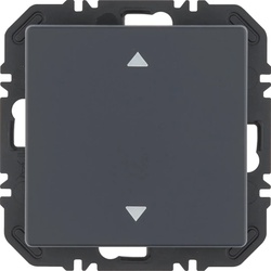 Berker 24116286 Wandsendermodul Enocean mit Wippe m. Aufdruck Symbol Pfeile Q.X, anthrazit samt