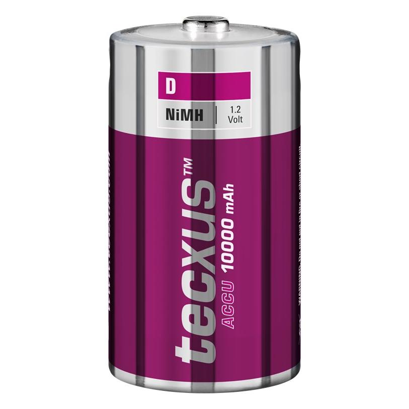 Tecxus D Mono/HR20 - 10000 mAh (10 Stk., D, 10000 mAh) (45838)