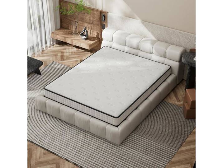 Matelas en mousse épaisseur 25cm (140x190 cm) Soutien équilibré - Aération 3D