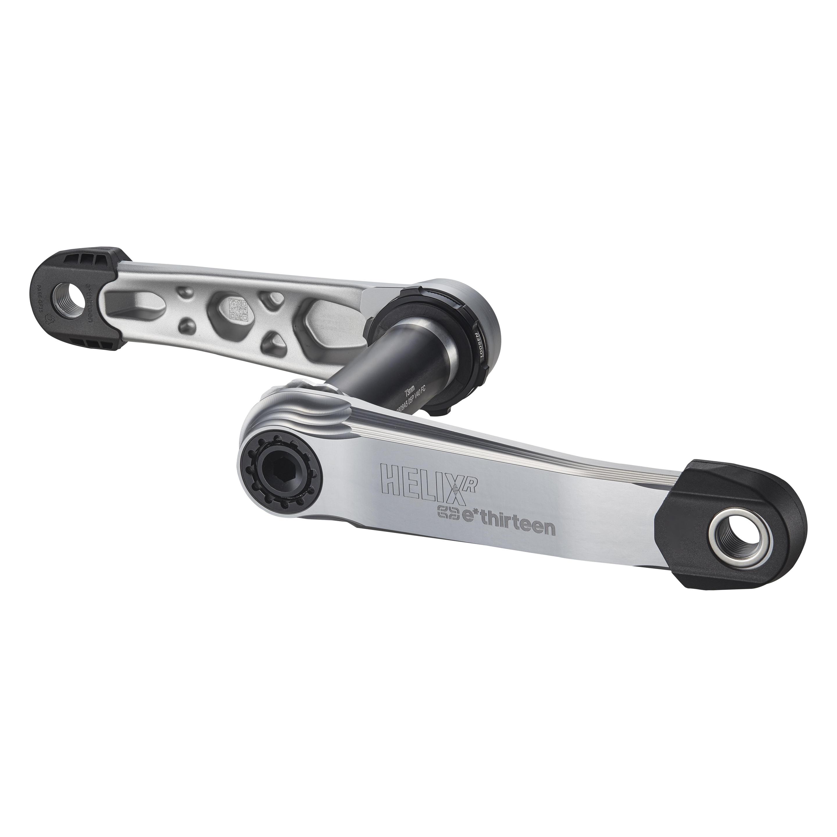 e*13 Helix R Kurbel, 175mm, 73mm, 30mm, Self Extractor, silver (175 mm) (38689725)