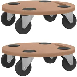 vidaXL, Transportwagen, Alxonano (2 Stück) (250 kg)