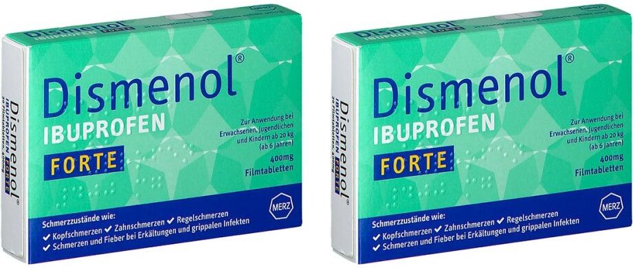 Dismenol forte Ibuprofen 400 mg Filmtabletten 2x20stk