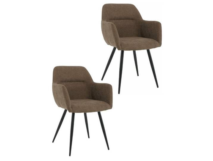 Lina® Esszimmerstuhl Nova Esszimmerstühle 2er Set – Modern, Komfortabel & Stilvoll (2er Set, 2 St), Ergonomisch geformt, moderne Rautensteppung, Stoffbezug