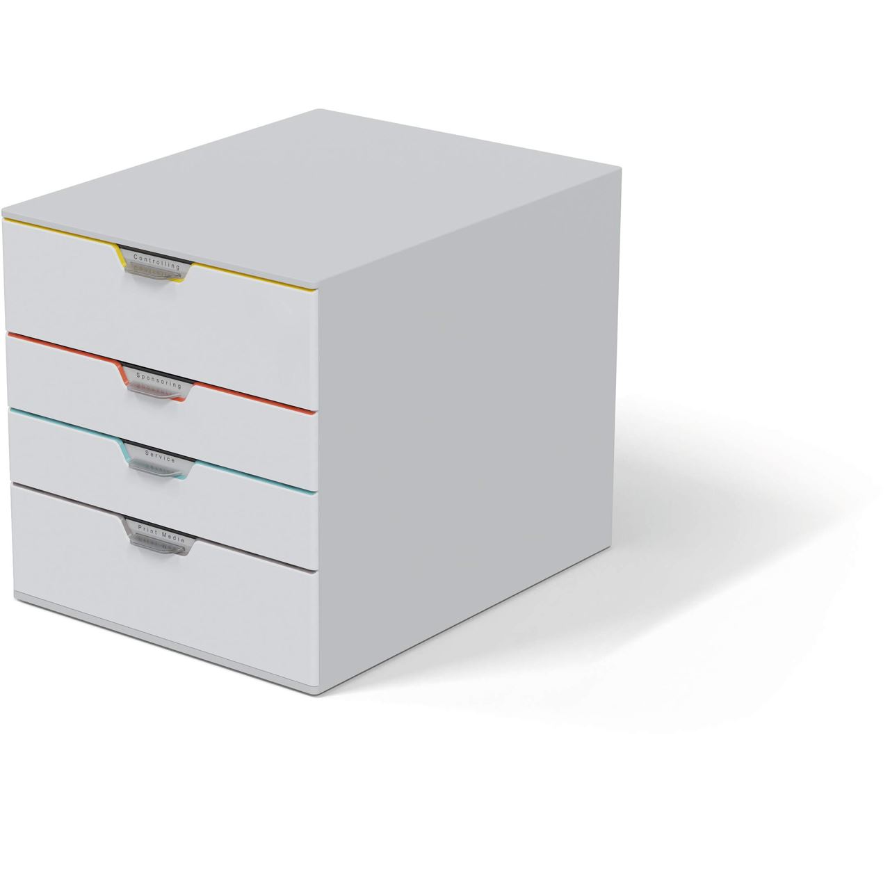 Durable Schubladenbox VARICOLOR Mix 4 Fächer mehrfarbig