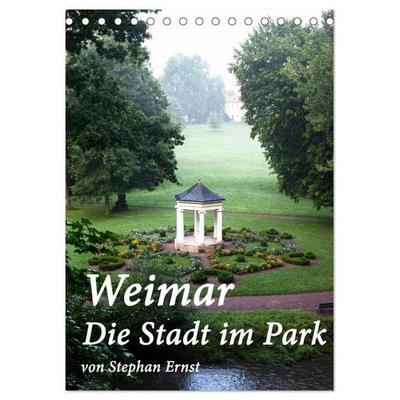 Weimar - Die Stadt im Park (Tischkalender 2027 DIN A5 hoch), CALVENDO Monatskalender