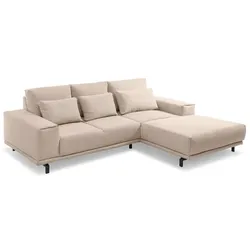 filippo Ecksofa Renzo Stoff Beige