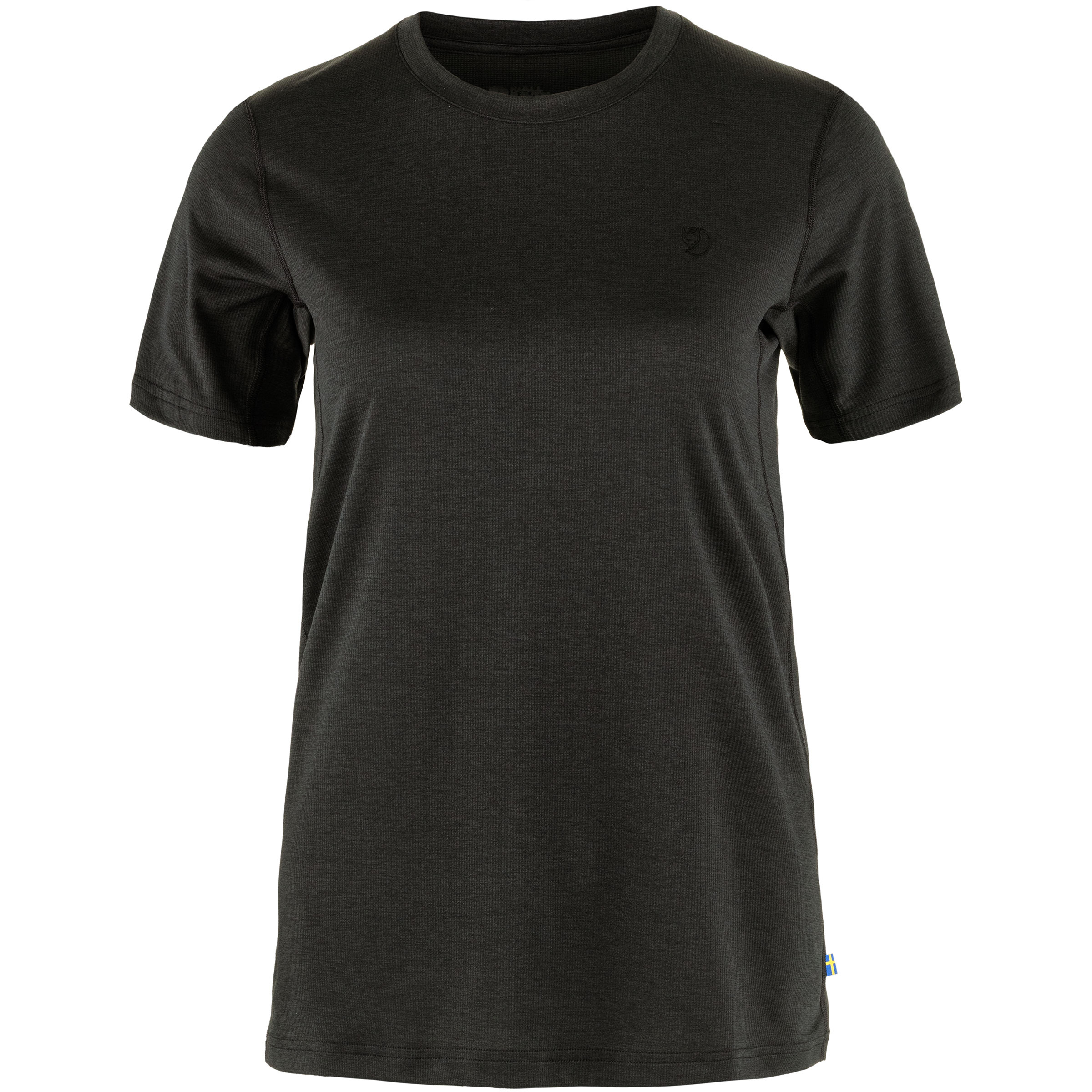 Fjällräven Abisko Day Hike Damen T-Shirts schwarz Größe L Camping Atmungsaktiv