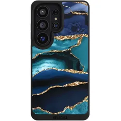 Nivocase Handyhülle für Samsung Galaxy S26 Ultra Hülle NIVOpure Case Schwarz Glitzer Look Marmor Trends (Samsung Galaxy S26 Ultra), Smartphone Hülle, Schwarz
