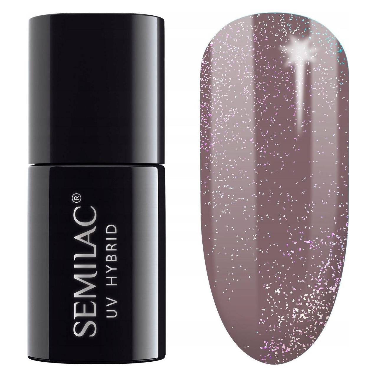 Semilac Gel lakas Nr.322 Shimmer Dust Brown 7ml universalus (Schimmernder Staub Braun, Shimmer Dust Brown) (21084545)