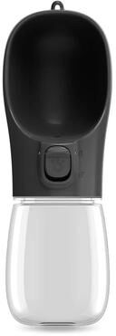 Uplift Essentials Portable Leak Proof Outdoor Travel Dog Water Bottle black 18.5 Oz