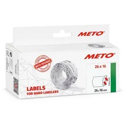 METO Preisetiketten 26,0 x 16,0 mm