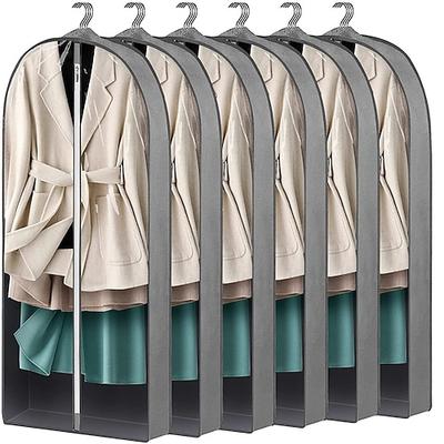 2 stücke kleidung staub abdeckungen anzug tasche kleidungsstück kleid anzug mantel schutz staub abdeckung für kleidung organisator kleiderschrank aufbewahrungsbeutel