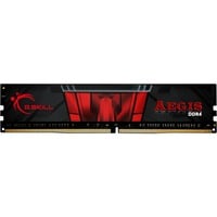 DIMM 8 GB DDR4-3200 , Arbeitsspeicher schwarz, F4-3200C16S-8GIS, Aegis, INTEL XMP