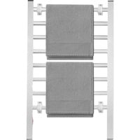 Elektrischer Handtuchwärmer PC-EHW 3115, Radiator silber, 125 Watt, Wandmontage oder freistehend