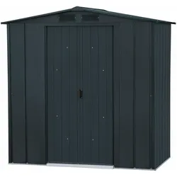 Duramax, Gartenhaus + Gartenschrank, Metall Gerätehaus 202x123 Gartenhaus