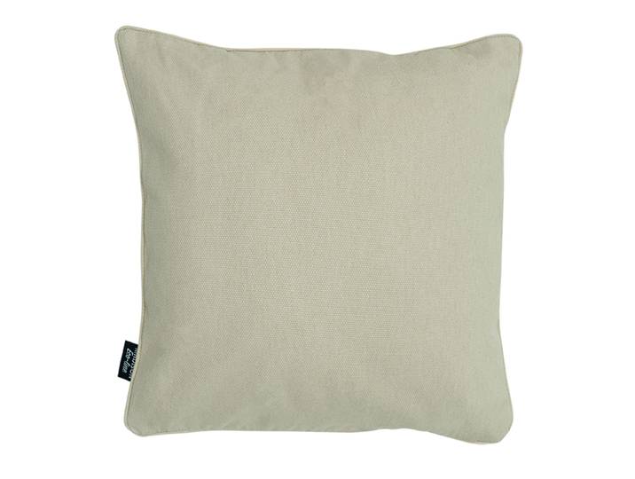 Deko-Kissen wasserabweisend, bequemes Outdoorkissen, beige, 50 x 50 x 10 cm