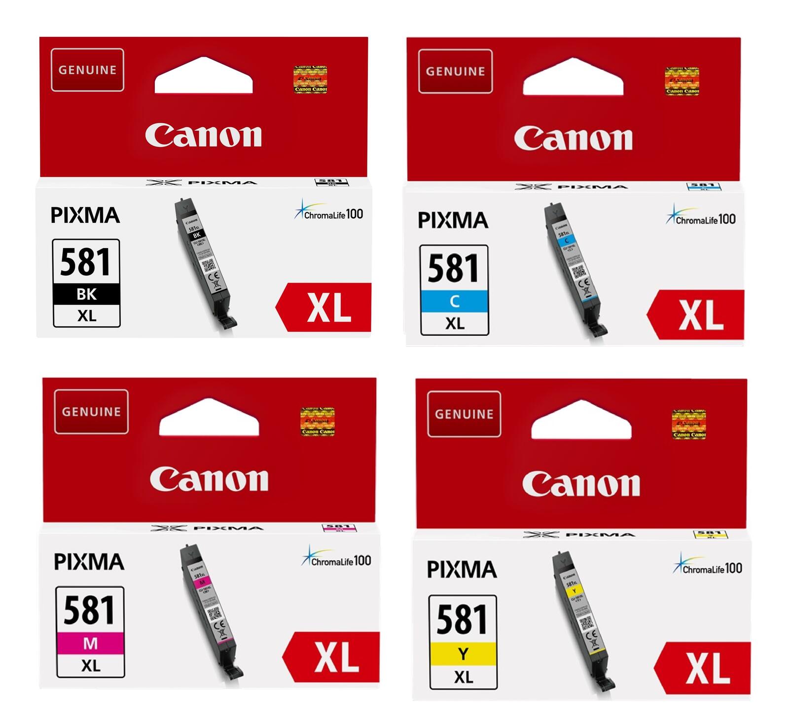 Canon Original CLI-581XL Druckerpatronen - 4er Multipack OP2052C001