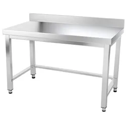 Arbeitstisch aus Edelstahl 1500 x 800 mm mit PREMIUM-Verstärkung. GOLDINOX