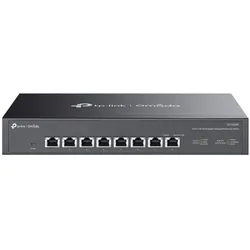 TP-Link OMADA 8-PORT 10G MULTI-GIGABIT SWITCH PORT: 8X 10G RJ45 PORTS S (8 Ports), Netzwerk Switch, Schwarz