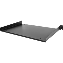 StarTech 1U Rack Shelf - 12", Serverschrank Zubehör, Schwarz