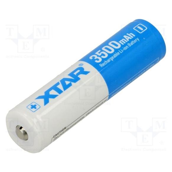 Emos 18650 3500mAh Lion dobíjecí baterie (1 Stk., 18650, 3500 mAh) (18650-350PCM)